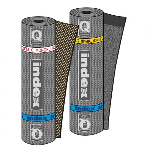 Membrana impermeabilizzante Index Mineral Monoflux Poliestere 4,5 Kg (1 rotolo 10 mq) Index - 1