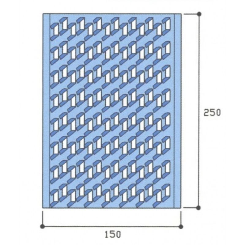 Ricambio Raschiatore per Intonaco 150X250  - 2