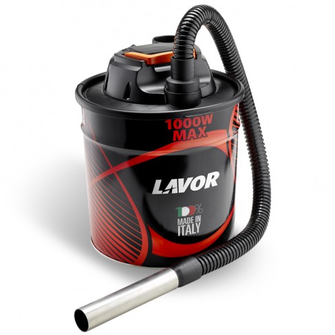 Aspiracenere Lavor Ashley 411 con fusto in metallo da 18litri con portata da 30,4 l/s Lavor - 1