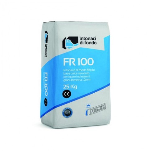 Intonaco fibrato Premier FR100 calce/cemento ( Sacco da 25 Kg) Premier - 1
