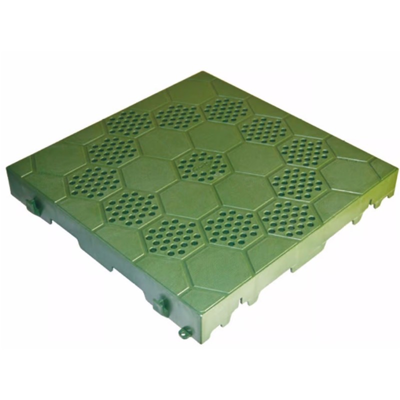 Mattonella semiforata verde Dakota 400x400x50mm per giardino ed aree esterne Dakota - 1 Mattonella semiforata verde Dakota 400x400x50mm per giardino ed aree esterne Dakota - 1