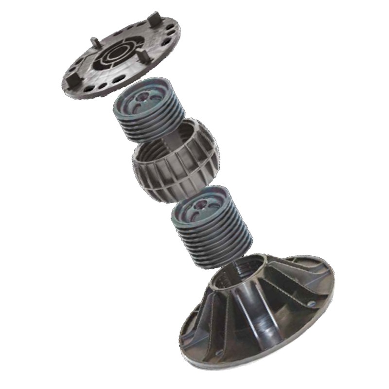 Supporti pavimento galleggiante quadrotti Dakota 3D-Scopico con testa autolivellante, 275-310mm (20pz) Dakota - 2 Supporti pavimento galleggiante quadrotti Dakota 3D-Scopico con testa autolivellante, 275-310mm (20pz) Dakota - 2