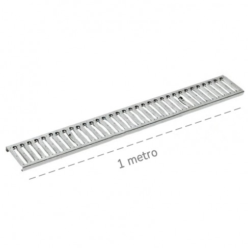 Griglia Dakota in acciaio inox per canalette di scolo Taurus 200 Dakota - 1