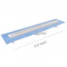 Canaletta per doccia a pavimento Dakota Dakua+ Plus OBLI, 78x900mm Dakota - 1 Canaletta per doccia a pavimento Dakota Dakua+ Plus OBLI, 78x900mm Dakota - 1