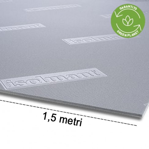 Isolante acustico sottomassetto Isolmant Special 3mm in rotolo 1,5x50mt (75m²) Isolmant - 1