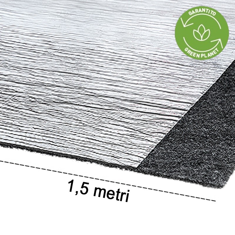 Isolante acustico sottomassetto Isolmant UnderPlus Black.E 7mm per sistemi radianti, 1,5x50mt (75m²) Isolmant - 1 Isolante acustico sottomassetto Isolmant UnderPlus Black.E 7mm per sistemi radianti, 1,5x50mt (75m²) Isolmant - 1