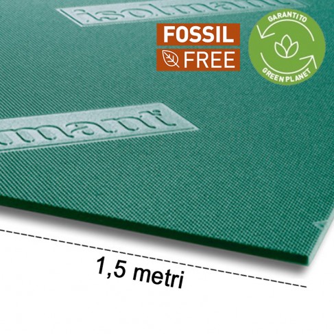 Isolante acustico sottomassetto Isolmant Special Fossil Free 10mm, rotolo 1,5x50mt (75m²) Isolmant - 1