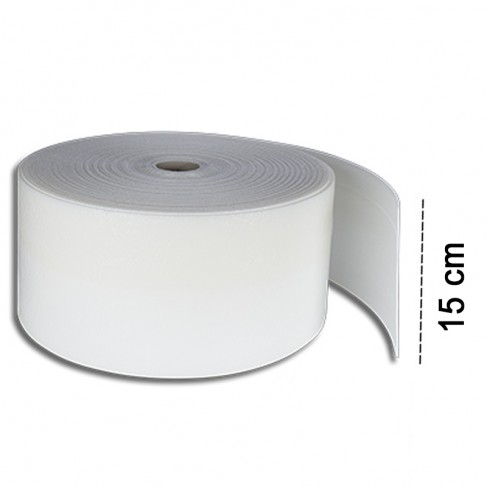 Fascia perimetrale adesiva Isolmant Pratica posa isolanti acustici, 15cm x 50m (10pz) Isolmant - 1