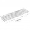 Griglia Dakota Snake 0,5mt 200x20mm per deflusso acqua piscine a sfioro Dakota - 1 Griglia Dakota Snake 0,5mt 200x20mm per deflusso acqua piscine a sfioro Dakota - 1