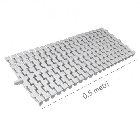 Griglia per piscina Dakota King Snake 0,5mt 250x20mm Bianco per deflusso acqua Dakota - 1
