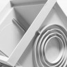Pozzetto di ispezione Dakota Plus 250x250mm in polipropilene grigio Dakota - 4 Pozzetto di ispezione Dakota Plus 250x250mm in polipropilene grigio Dakota - 4