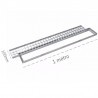 Griglia rettangolare con telaio Dakota 1000x100mm Classe 4 in acciaio zincato per raccolta acqua Dakota - 1 Griglia rettangolare con telaio Dakota 1000x100mm Classe 4 in acciaio zincato per raccolta acqua Dakota - 1