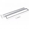 Griglia rettangolare con telaio Dakota 1000x600mm Classe 1 in acciaio zincato per raccolta acqua Dakota - 1 Griglia rettangolare con telaio Dakota 1000x600mm Classe 1 in acciaio zincato per raccolta acqua Dakota - 1