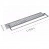 Griglia con telaio Dakota 1000x610mm con maglia antitacco in acciaio zincato Dakota - 1 Griglia con telaio Dakota 1000x610mm con maglia antitacco in acciaio zincato Dakota - 1