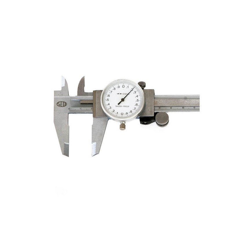Calibri ad orologio Seb in acciaio temperato 150 mm Seb - 1 Calibri ad orologio Seb in acciaio temperato 150 mm Seb - 1