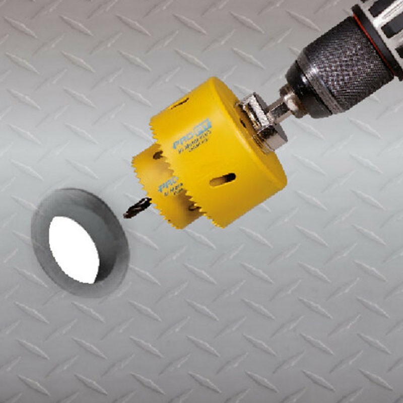 Sega a tazza ProFit BiMetal Plus Click&Drill passo regolare per foratura lamiere metalliche, 68mm ProFit - 4 Sega a tazza ProFit BiMetal Plus Click&Drill passo regolare per foratura lamiere metalliche, 68mm ProFit - 4