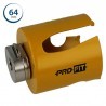 Sega a tazza ProFit Multi Purpose Click&Drill per legno, pietra, cartongesso, 64mm Sega a tazza ProFit Multi Purpose Click&Drill per legno, pietra, cartongesso, 64mm