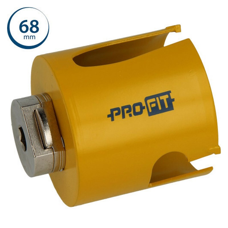 Sega a tazza ProFit Multi Purpose Click&Drill per legno, pietra, cartongesso, 68mm Sega a tazza ProFit Multi Purpose Click&Drill per legno, pietra, cartongesso, 68mm