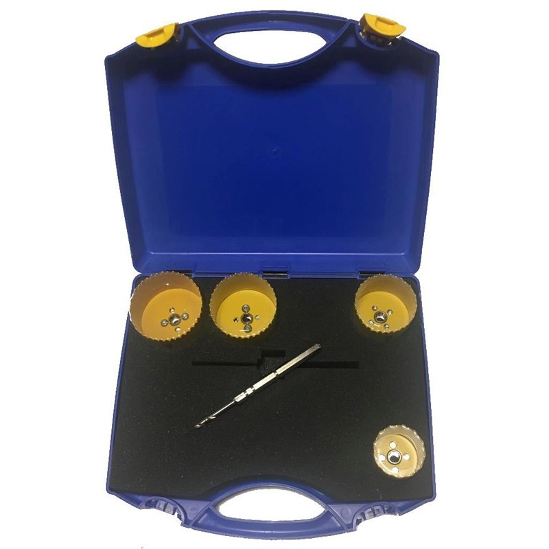 Set 4 seghe a tazza ProFit Clean Cut Click&Drill per cartongesso, 51-82mm ProFit - 1 Set 4 seghe a tazza ProFit Clean Cut Click&Drill per cartongesso, 51-82mm ProFit - 1