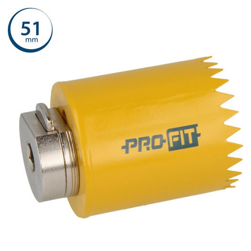 Set 4 seghe a tazza ProFit Clean Cut Click&Drill per cartongesso, 51-82mm ProFit - 2 Set 4 seghe a tazza ProFit Clean Cut Click&Drill per cartongesso, 51-82mm ProFit - 2