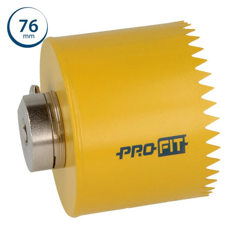 Set 4 seghe a tazza ProFit Clean Cut Click&Drill per cartongesso, 51-82mm ProFit - 4 Set 4 seghe a tazza ProFit Clean Cut Click&Drill per cartongesso, 51-82mm ProFit - 4