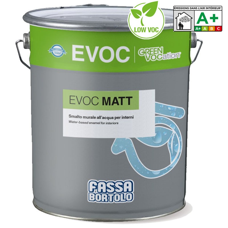 Smalto murale idrodiluibile per interni bianco Fassa Bortolo EVOC MATT (Secchio 10 lt) Fassa Bortolo - 1 Smalto murale idrodiluibile per interni bianco Fassa Bortolo EVOC MATT (Secchio 10 lt) Fassa Bortolo - 1