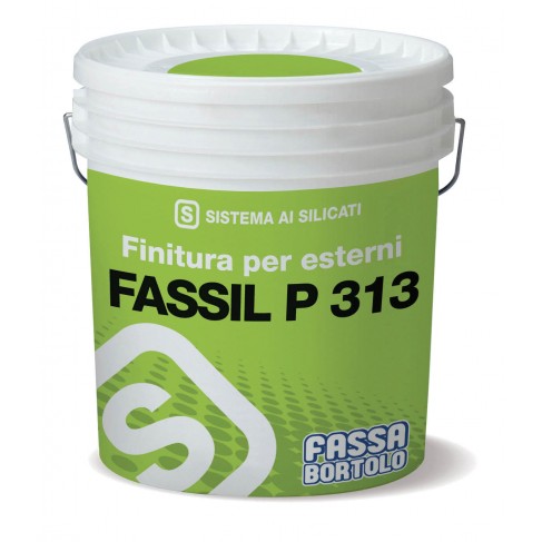 Idropittura Fassa FASSIL P313 minerale ai silicati liscia bianca (Secchio da 5 e 14 lt) Fassa Bortolo - 1