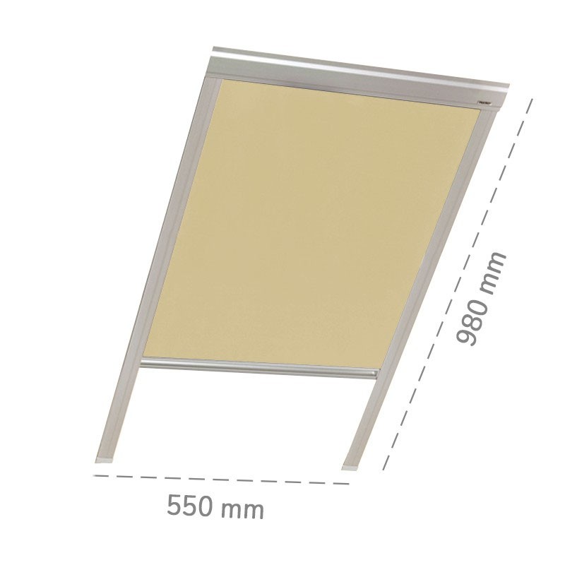 Tendina oscurante interna Beige Dakota 550x980mm per lucernario DK 500V Tendina oscurante interna Beige Dakota 550x980mm per lucernario DK 500V