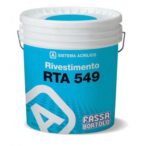 Rivestimento Fassa RTA549 acrilico idoneo per superfici termo coibentate (Secchio da 25 Kg) Fassa Bortolo - 1