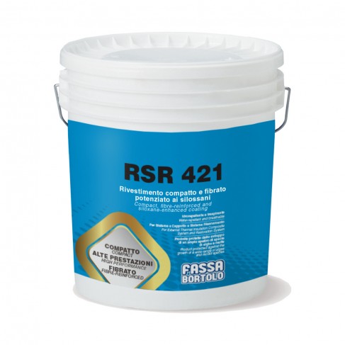 Rivestimento Fassa RSR421 compatto e fibrato potenziato ai silossani (Secchio da 25 Kg) Fassa Bortolo - 1