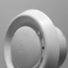 Valvola di ventilazione fissa Dakota 100mm con diffusore regolabile in ABS bianco opaco Dakota - 4 Valvola di ventilazione fissa Dakota 100mm con diffusore regolabile in ABS bianco opaco Dakota - 4