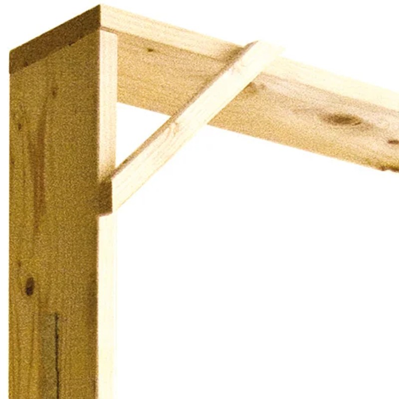 Controtelaio universale Dakota Plus in tavole abete giuntate, luce porta 65-100mm, muro 12cm Dakota - 2 Controtelaio universale Dakota Plus in tavole abete giuntate, luce porta 65-100mm, muro 12cm Dakota - 2