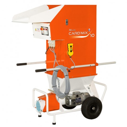 Cardatrice Mixer Card'Mix 10/2 0,55kW per cellulosa e lana di roccia, serbatoio 220lt Mixer - 1