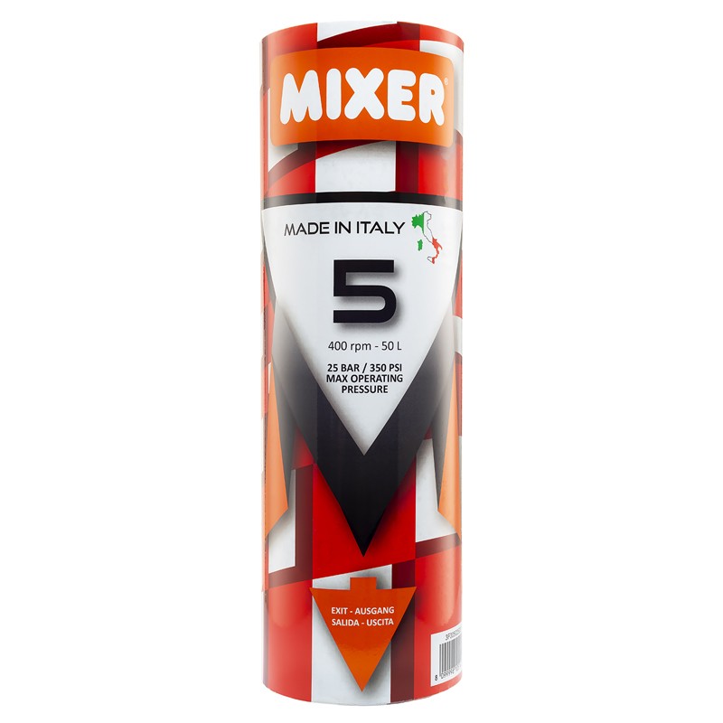 Polmone Mixer 5 per intonaci con granulometria fino a 3mm, portata 50l/min Polmone Mixer 5 per intonaci con granulometria fino a 3mm, portata 50l/min