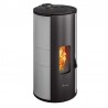 Stufa a pellet ermetica TermoVana Louvre 9 PJ Alluminio con scarico Poujolat, 8,8kW Stufa a pellet ermetica TermoVana Louvre 9 PJ Alluminio con scarico Poujolat, 8,8kW