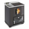 Cucina a pellet TermoVana Desy 9.0 Antracite con sistema di canalizzazione ad 1 motore, 8,8kW Cucina a pellet TermoVana Desy 9.0 Antracite con sistema di canalizzazione ad 1 motore, 8,8kW