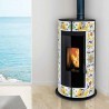 Stufa a pellet ermetica TermoVana Opera 9.0 Ceramic Line Bianca sistema scarico Poujoulat, 8kW Termovana - 8 Stufa a pellet ermetica TermoVana Opera 9.0 Ceramic Line Bianca sistema scarico Poujoulat, 8kW Termovana - 8