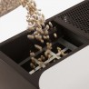 Stufa a pellet ermetica TermoVana Wave 8.0 Plus Tortora con piedini in legno, 7kW Termovana - 2 Stufa a pellet ermetica TermoVana Wave 8.0 Plus Tortora con piedini in legno, 7kW Termovana - 2
