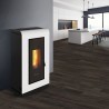 Stufa a pellet ermetica TermoVana King 12 Bianco Opaco canalizzabile, 11kW Stufa a pellet ermetica TermoVana King 12 Bianco Opaco canalizzabile, 11kW