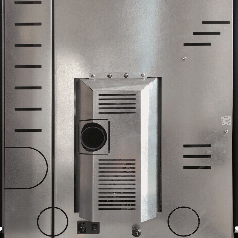 Stufa a pellet ermetica TermoVana King 14 Bianco Opaco canalizzabile, 12,6kW Stufa a pellet ermetica TermoVana King 14 Bianco Opaco canalizzabile, 12,6kW