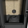 Stufa a pellet ermetica TermoVana King 14 Grafite Opaco canalizzabile, 12,6kW Stufa a pellet ermetica TermoVana King 14 Grafite Opaco canalizzabile, 12,6kW