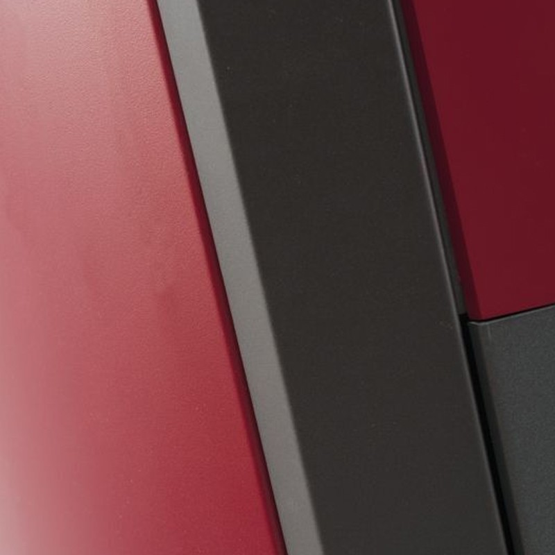 Stufa a pellet Idro TermoVana Pegaso 33.0 rivestimento metallo rosso, 30.5kW Termovana - 4 Stufa a pellet Idro TermoVana Pegaso 33.0 rivestimento metallo rosso, 30.5kW Termovana - 4