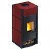 Stufa a legna ermetica TermoVana Alba 12 Rossa con focolaio alte prestazioni, 12kW Termovana - 1 Stufa a legna ermetica TermoVana Alba 12 Rossa con focolaio alte prestazioni, 12kW Termovana - 1