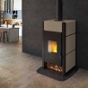 Stufa a legna ermetica TermoVana Alba 12 Tortora con focolaio alte prestazioni, 12kW Termovana - 4 Stufa a legna ermetica TermoVana Alba 12 Tortora con focolaio alte prestazioni, 12kW Termovana - 4
