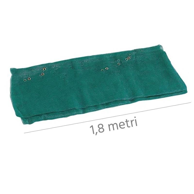 Rete tessuta antipolvere Dakota in polietilene verde per mascheratura ponteggi, rotolo 1,8x25 metri Rete tessuta antipolvere Dakota in polietilene verde per mascheratura ponteggi, rotolo 1,8x25 metri