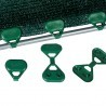 Clip in polipropilene Dakota per fissaggio reti da cantiere oscuranti (100pz) Dakota - 2 Clip in polipropilene Dakota per fissaggio reti da cantiere oscuranti (100pz) Dakota - 2