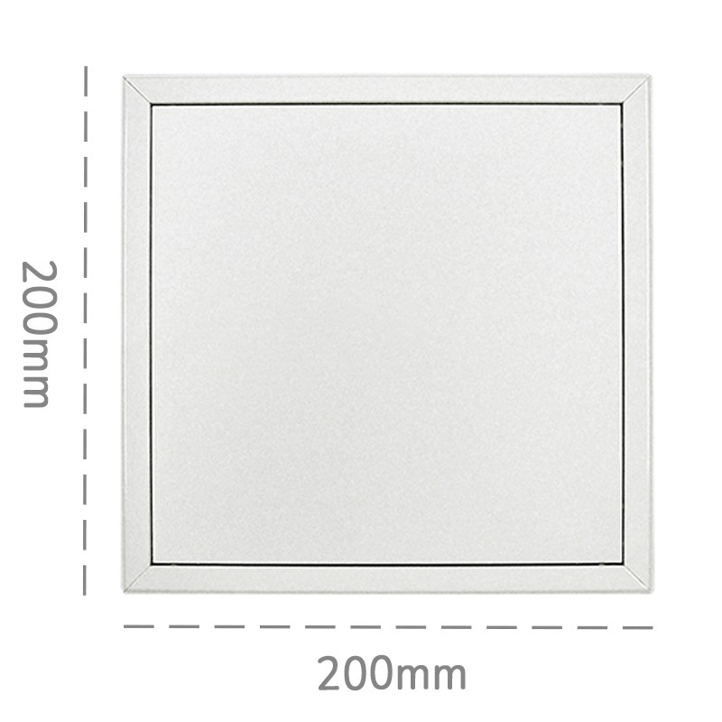 Botola d'ispezione per controsoffitti e pareti Dakota Softline 200x200mm con apertura a scatto dx/sx Botola d'ispezione per controsoffitti e pareti Dakota Softline 200x200mm con apertura a scatto dx/sx