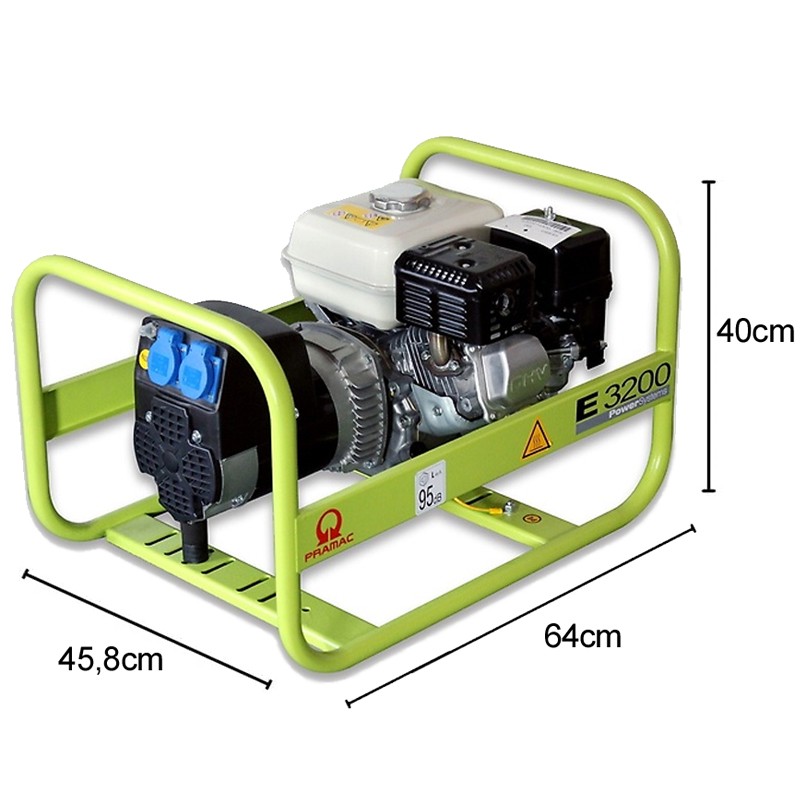 Generatore di corrente a benzina Pramac E3200 Monofase 2.6kW Pramac - 6 Generatore di corrente a benzina Pramac E3200 Monofase 2.6kW Pramac - 6