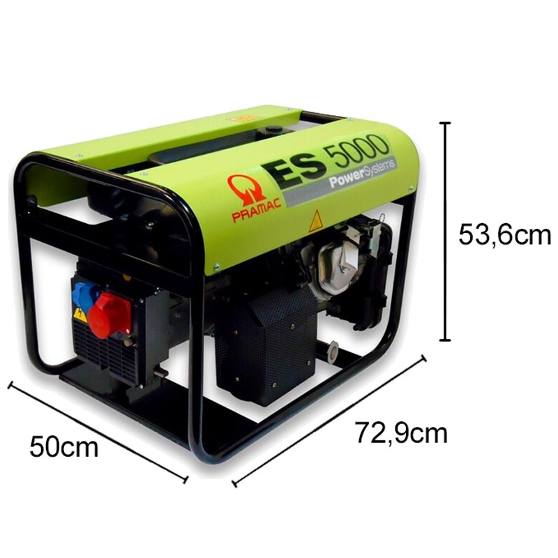 Generatore di corrente a benzina Pramac ES5000 Trifase 5kW Pramac - 7 Generatore di corrente a benzina Pramac ES5000 Trifase 5kW Pramac - 7