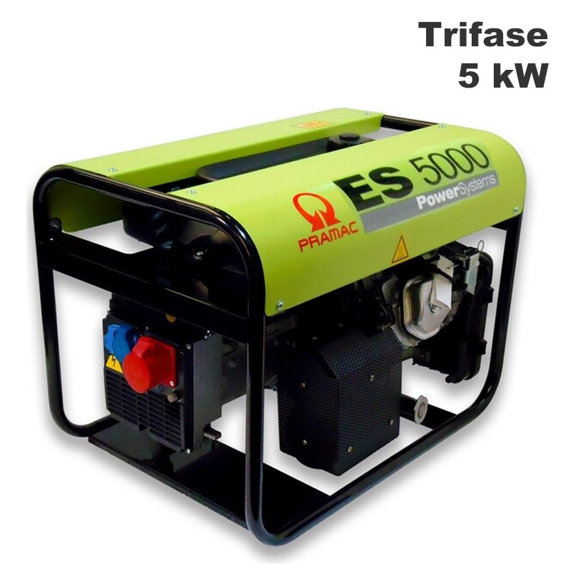 Generatore di corrente a benzina Pramac ES5000 Trifase 5kW Generatore di corrente a benzina Pramac ES5000 Trifase 5kW